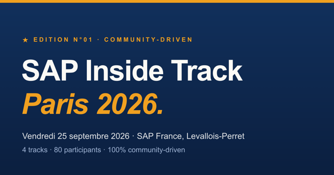 SAP Inside Track 2026