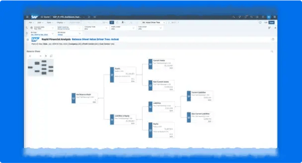 a screenshot from SAP FI