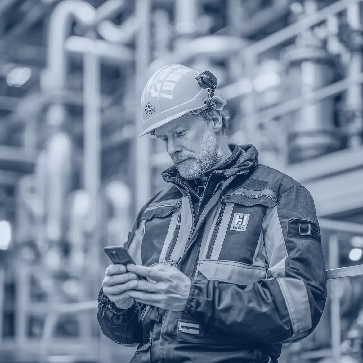 Photo d'un professionnel dans le secteur chimique